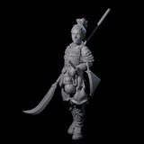 Young Apprentice Samuari Miniature for Dungeons and Dragons, Pathfinder or other TTRPGs