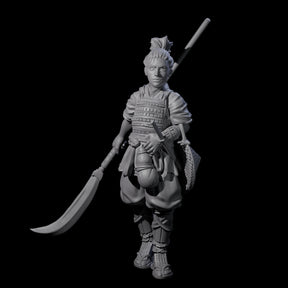 Young Apprentice Samuari Miniature for Dungeons and Dragons, Pathfinder or other TTRPGs