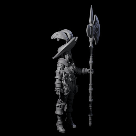 Young Awed Guard Miniature for Dungeons and Dragons, Pathfinder or other TTRPGs