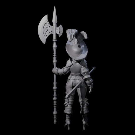 Young Awed Guard Miniature for Dungeons and Dragons, Pathfinder or other TTRPGs