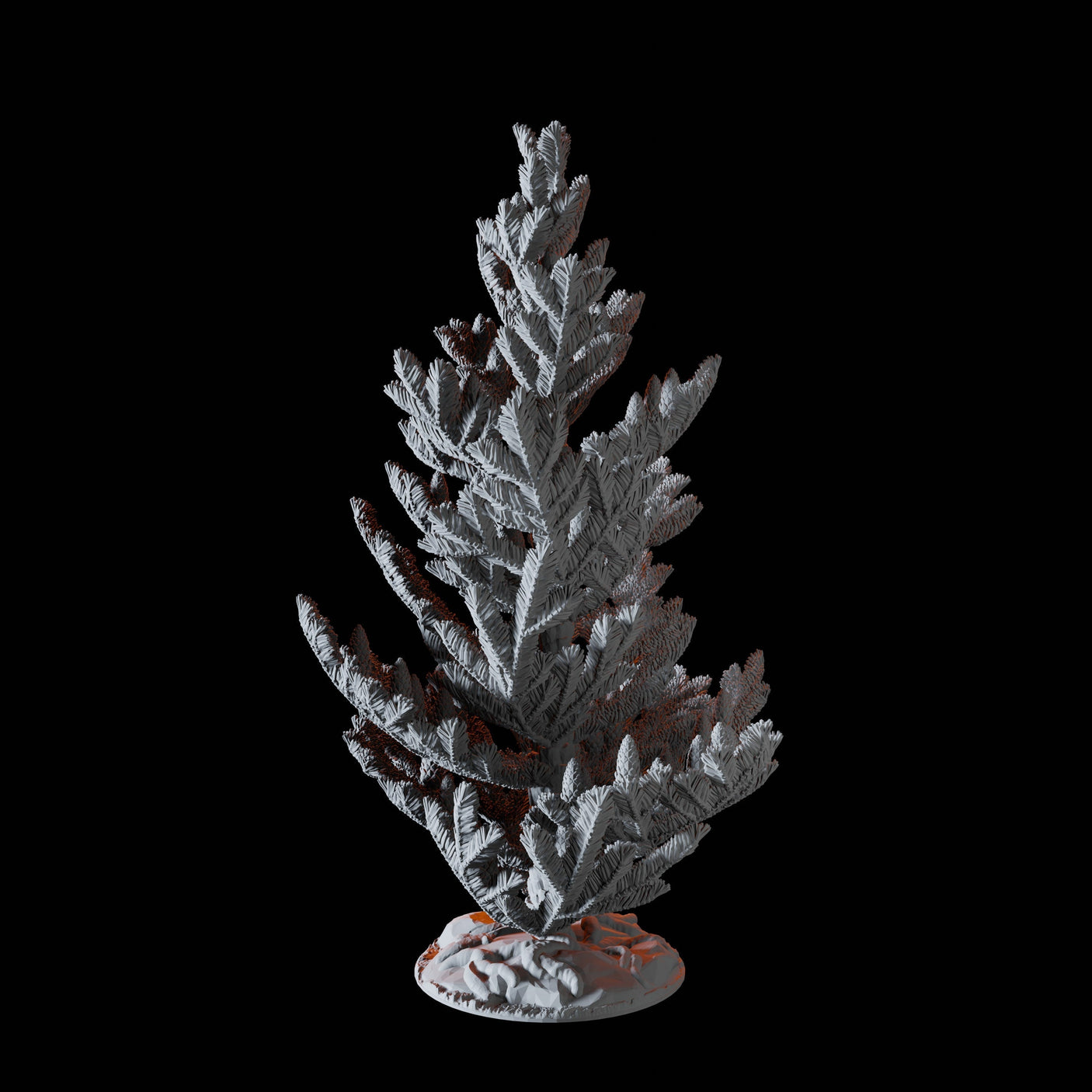 Young Conifer Miniature for Dungeons and Dragons, Pathfinder or other TTRPGs
