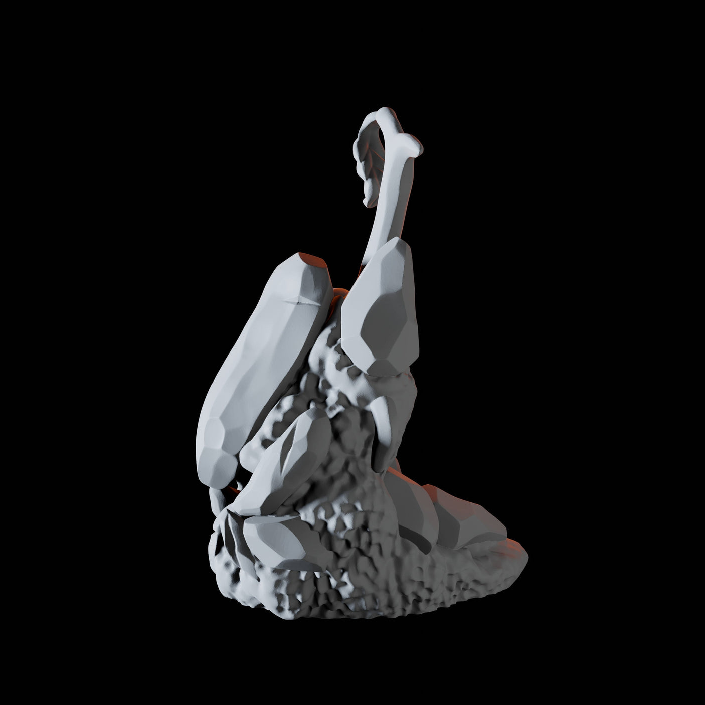 Young Earth Elemental A Miniature for Dungeons and Dragons, Pathfinder or other TTRPGs
