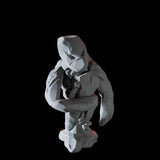Young Earth Elemental B Miniature for Dungeons and Dragons, Pathfinder or other TTRPGs