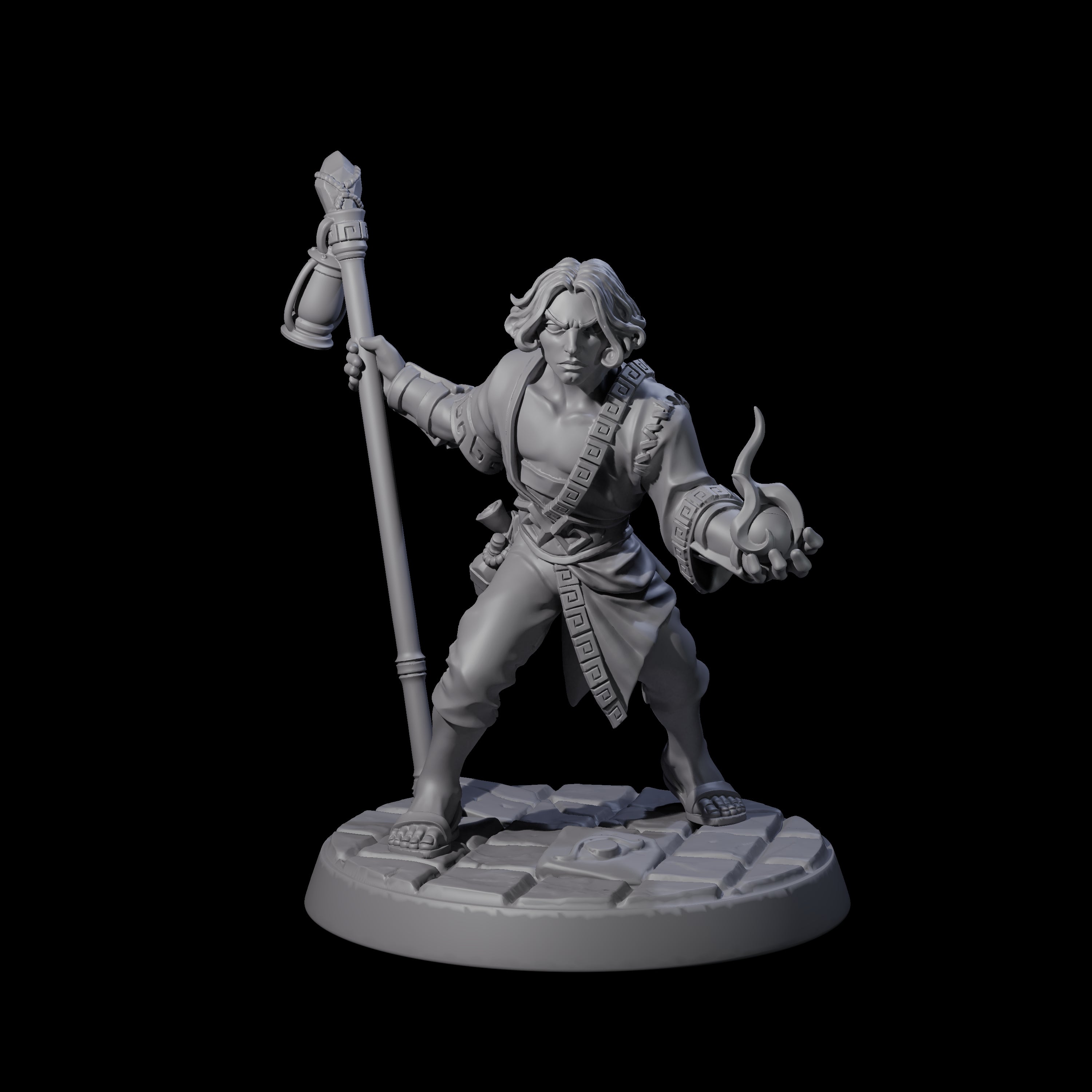Young Exploring Scolar Miniature for Dungeons and Dragons, Pathfinder or other TTRPGs