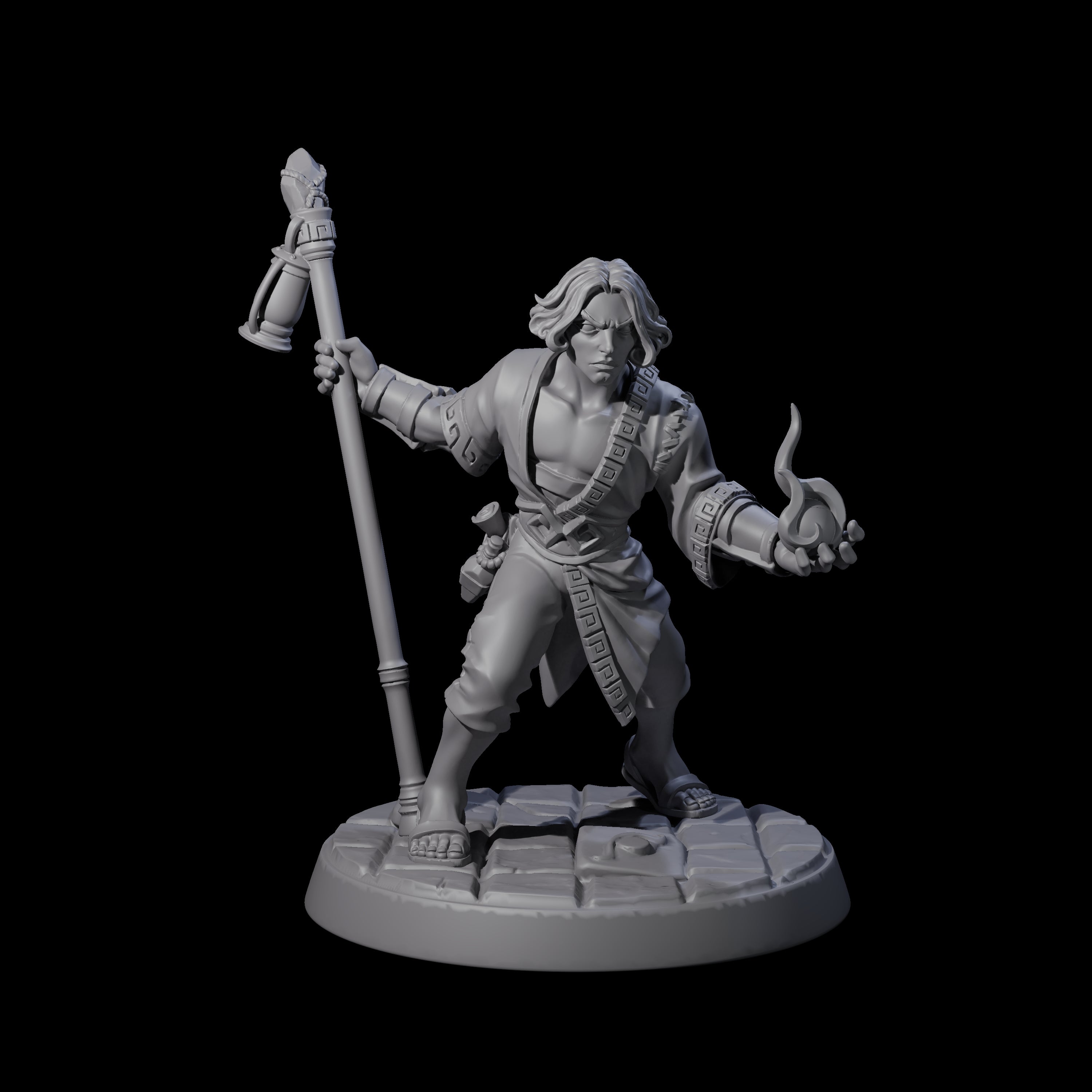 Young Exploring Scolar Miniature for Dungeons and Dragons, Pathfinder or other TTRPGs