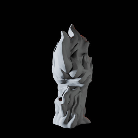 Young Fire Elemental A Miniature for Dungeons and Dragons, Pathfinder or other TTRPGs