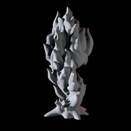 Young Fire Elemental C Miniature for Dungeons and Dragons, Pathfinder or other TTRPGs