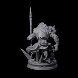 Young Gnoll Champion Miniature for Dungeons and Dragons, Pathfinder or other TTRPGs