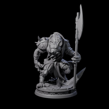 Young Gnoll Champion Miniature for Dungeons and Dragons, Pathfinder or other TTRPGs