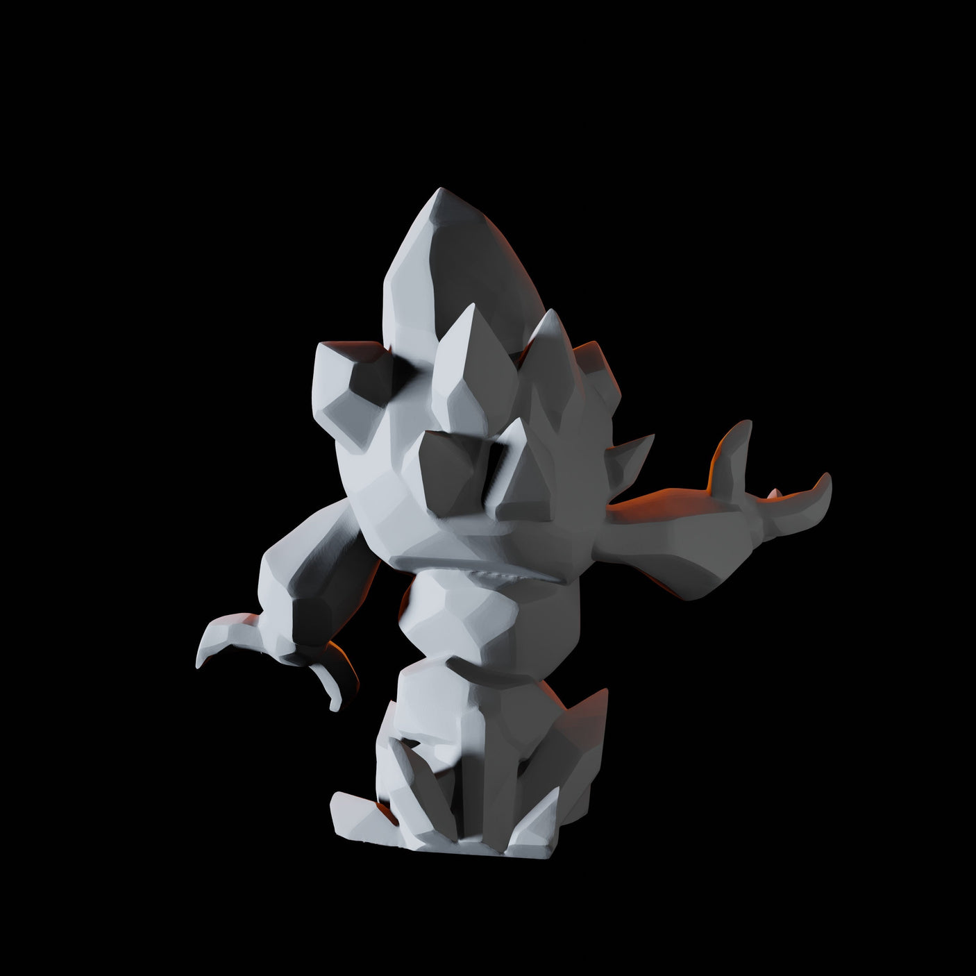 Young Ice Elemental Miniature for Dungeons and Dragons, Pathfinder or other TTRPGs