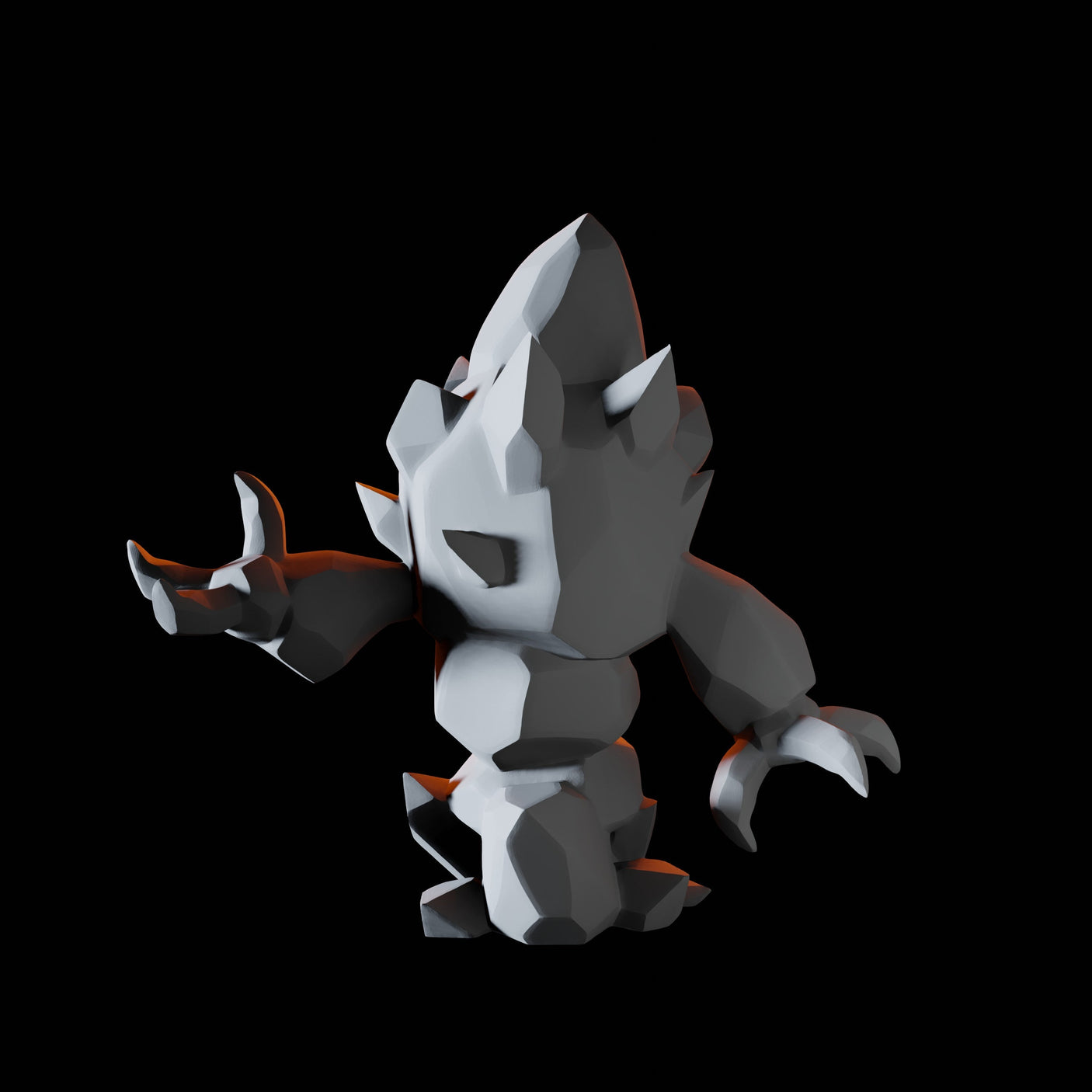 Young Ice Elemental Miniature for Dungeons and Dragons, Pathfinder or other TTRPGs