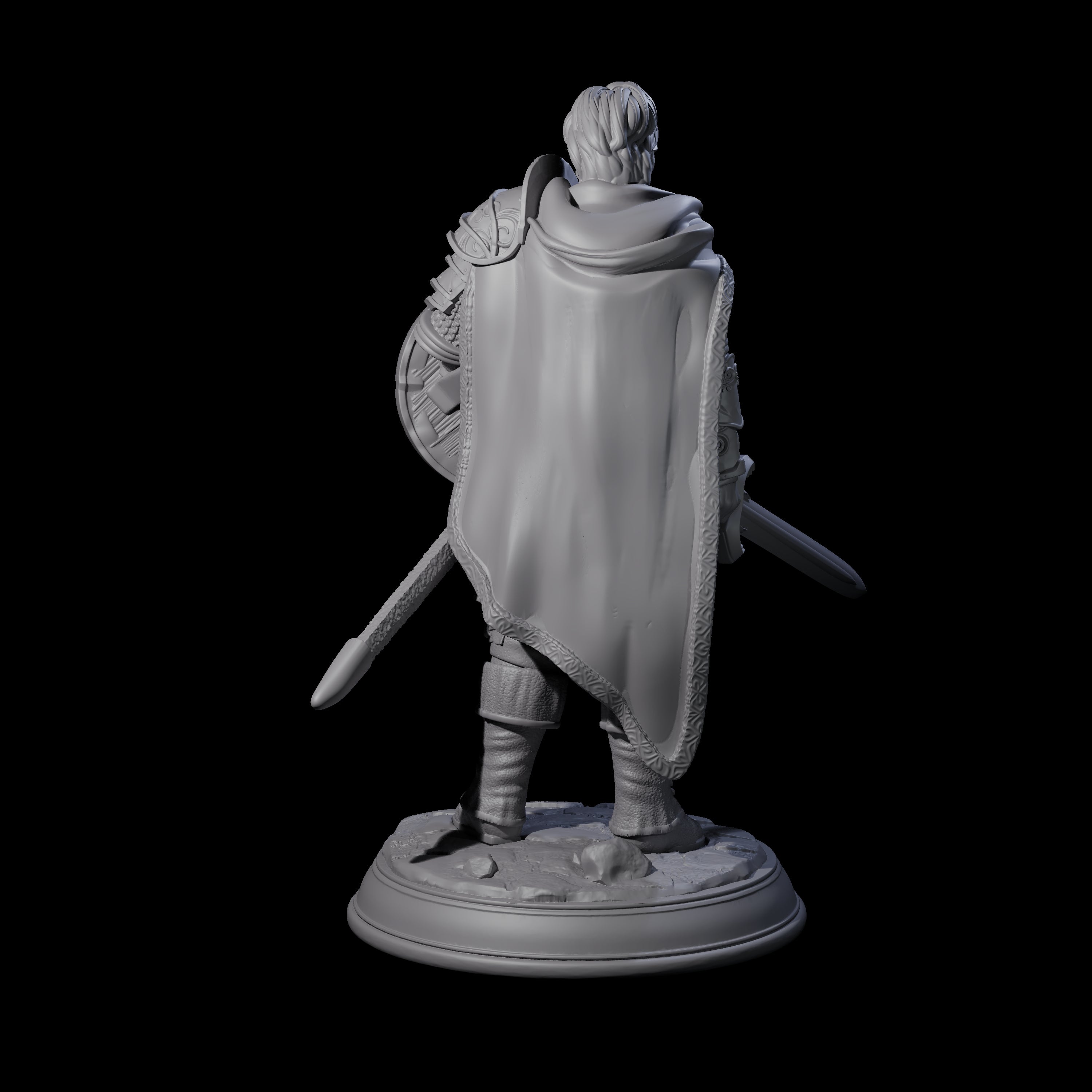 Young Knight Miniature for Dungeons and Dragons, Pathfinder or other TTRPGs