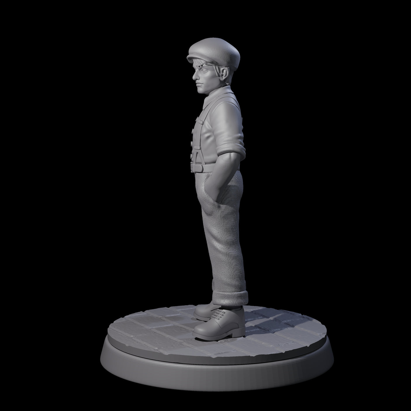 Young Mobster Miniature for Dungeons and Dragons, Pathfinder or other TTRPGs