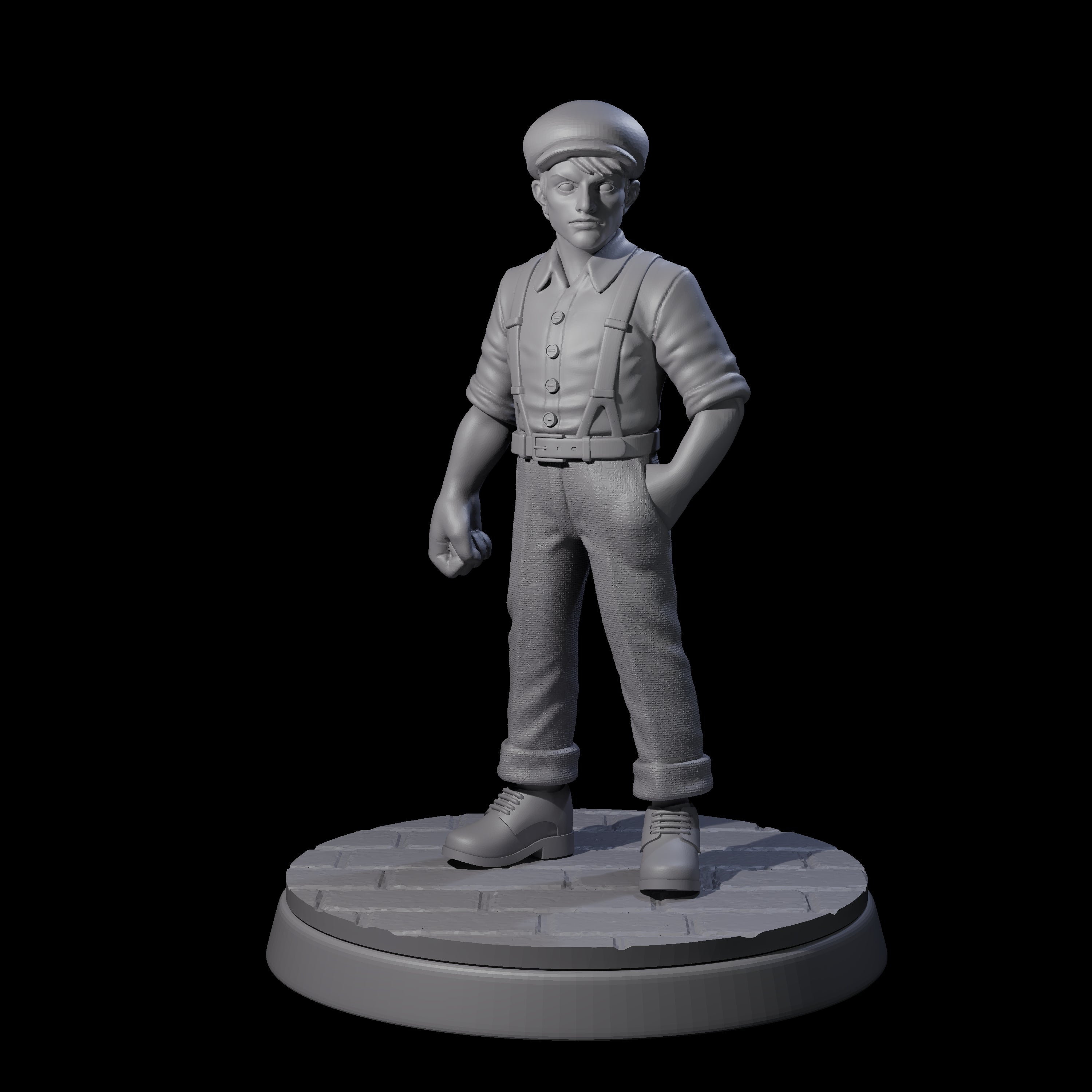 Young Mobster Miniature for Dungeons and Dragons, Pathfinder or other TTRPGs