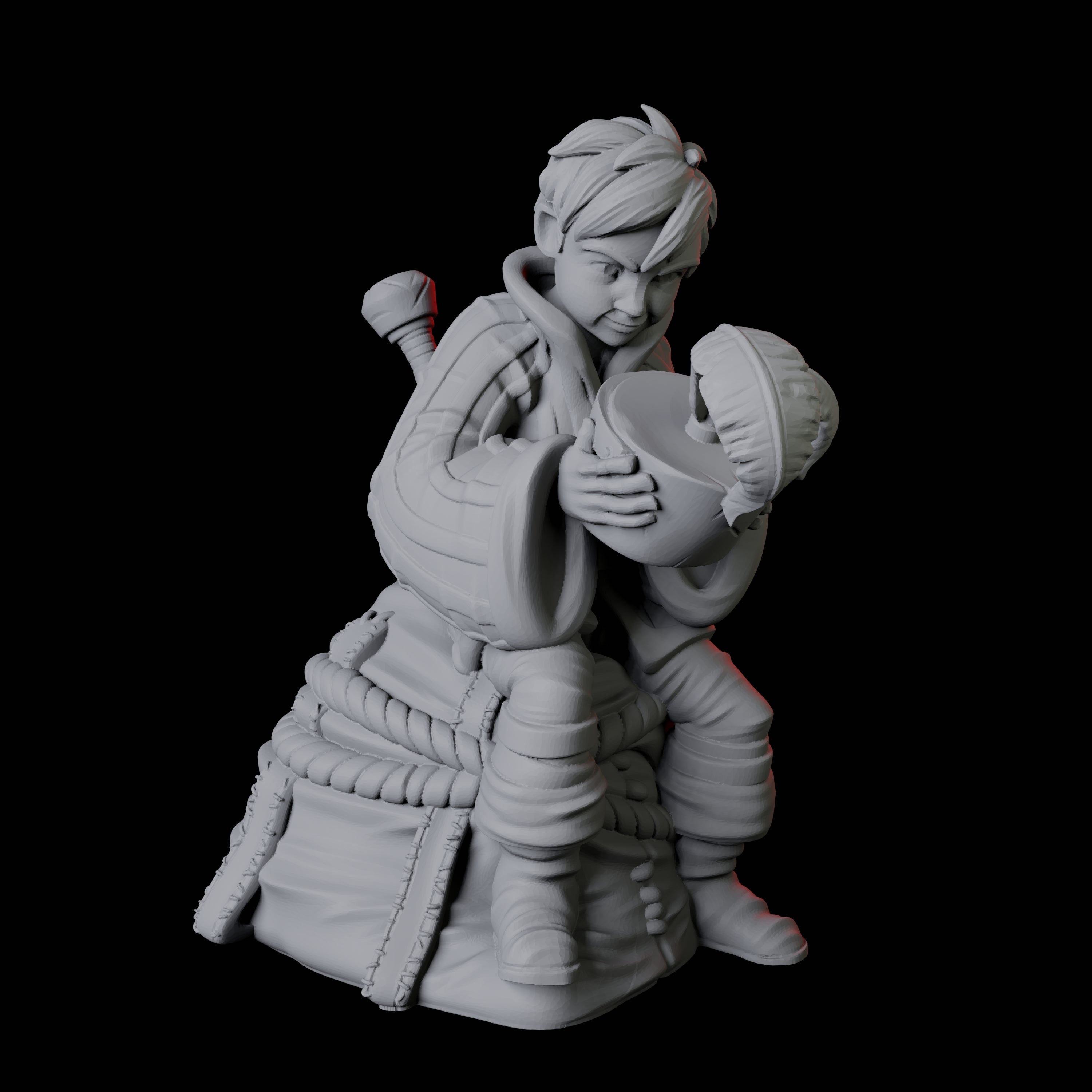 Young Squire B Miniature for Dungeons and Dragons, Pathfinder or other TTRPGs