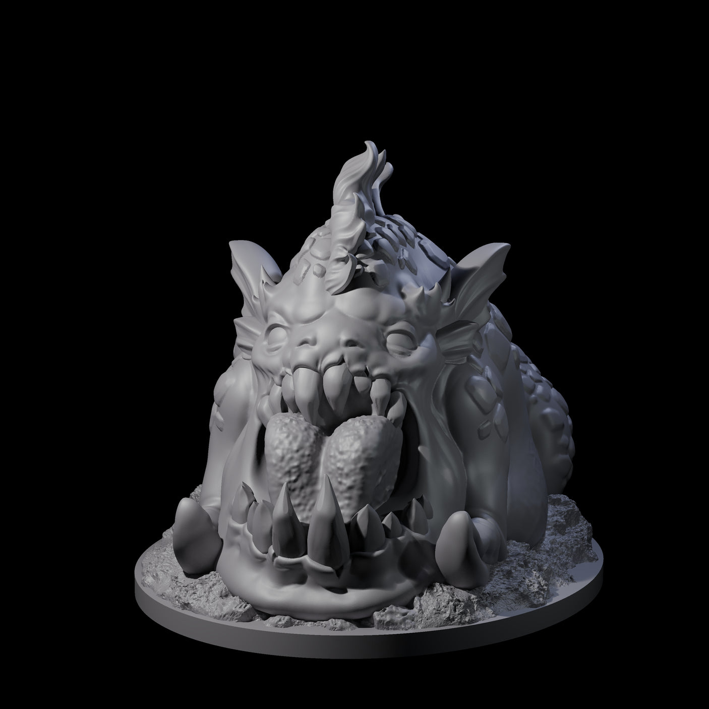 Young Tentacled Otyugh Scavenger Miniature for Dungeons and Dragons, Pathfinder or other TTRPGs