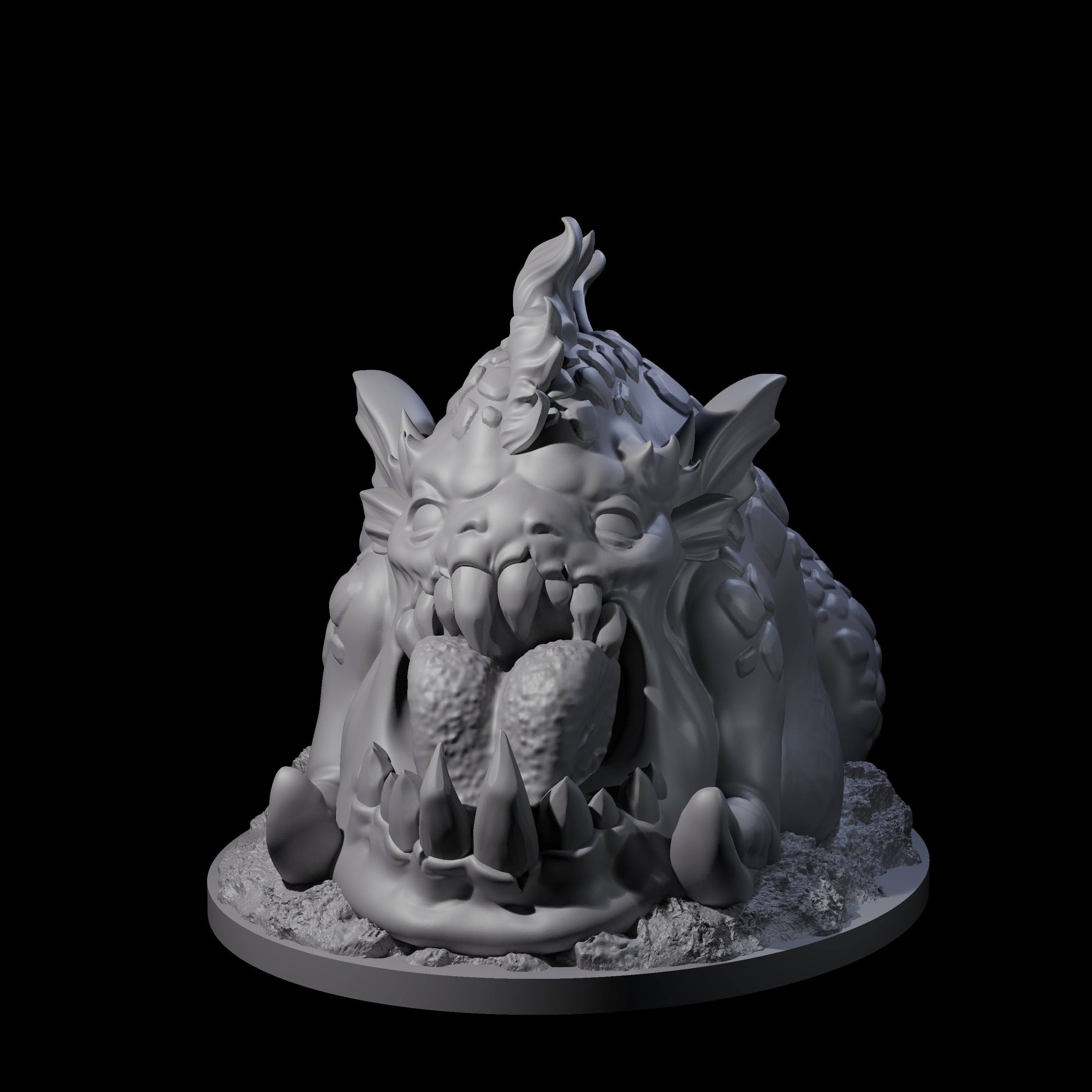 Young Tentacled Otyugh Scavenger Miniature for Dungeons and Dragons, Pathfinder or other TTRPGs