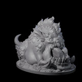 Young Tentacled Otyugh Scavenger Miniature for Dungeons and Dragons, Pathfinder or other TTRPGs