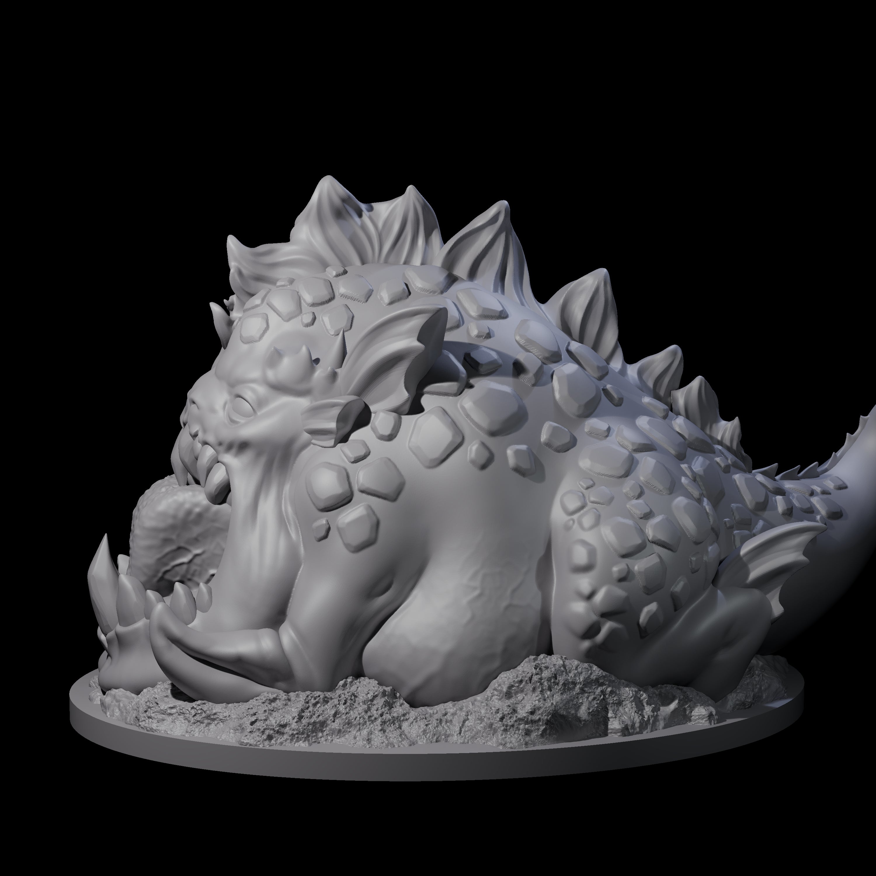 Young Tentacled Otyugh Scavenger Miniature for Dungeons and Dragons, Pathfinder or other TTRPGs