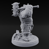 Young Ursine Knight Miniature for Dungeons and Dragons, Pathfinder or other TTRPGs