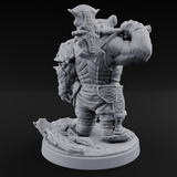 Young Ursine Knight Miniature for Dungeons and Dragons, Pathfinder or other TTRPGs