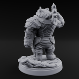 Young Ursine Knight Miniature for Dungeons and Dragons, Pathfinder or other TTRPGs