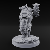 Young Ursine Knight Miniature for Dungeons and Dragons, Pathfinder or other TTRPGs