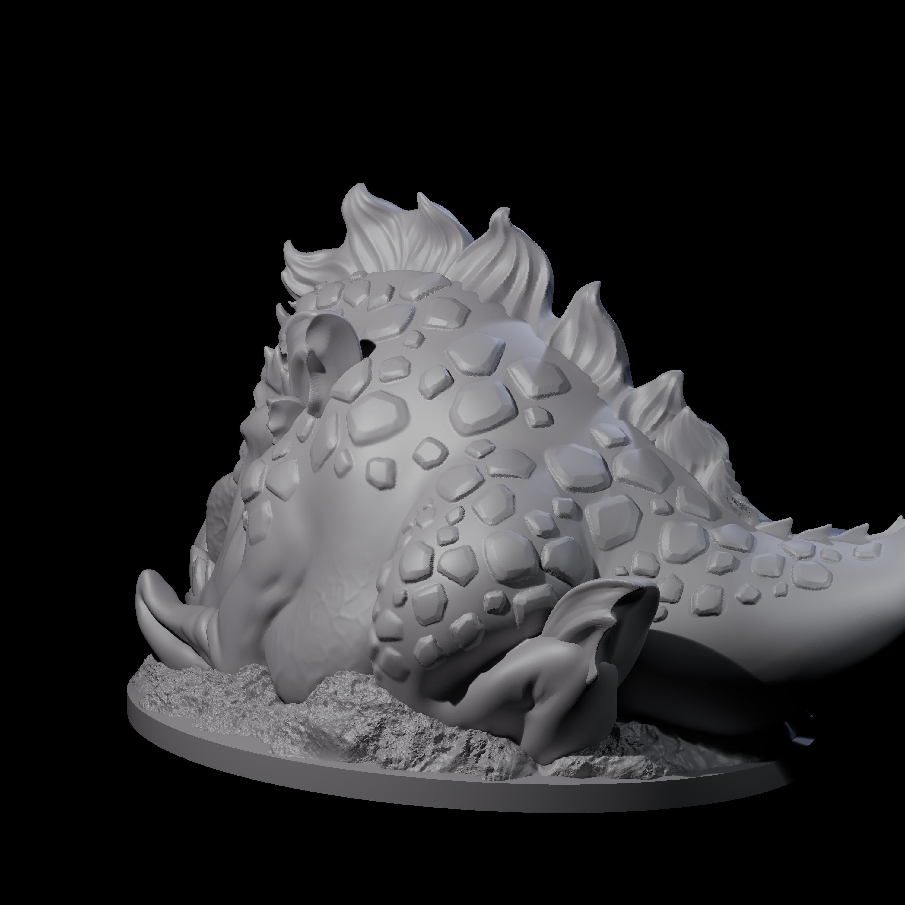 Young Tentacled Otyugh Scavenger Miniature for Dungeons and Dragons, Pathfinder or other TTRPGs