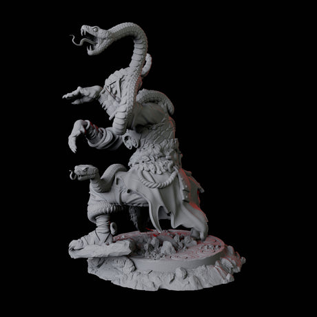 Yuan-Ti Snake Charmer A Miniature for Dungeons and Dragons, Pathfinder or other TTRPGs