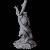 Yuan-Ti Snake Charmer B Miniature for Dungeons and Dragons, Pathfinder or other TTRPGs