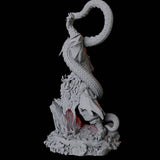 Yuan-Ti Snake Charmer B Miniature for Dungeons and Dragons, Pathfinder or other TTRPGs