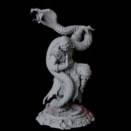 Yuan-Ti Snake Charmer C Miniature for Dungeons and Dragons, Pathfinder or other TTRPGs