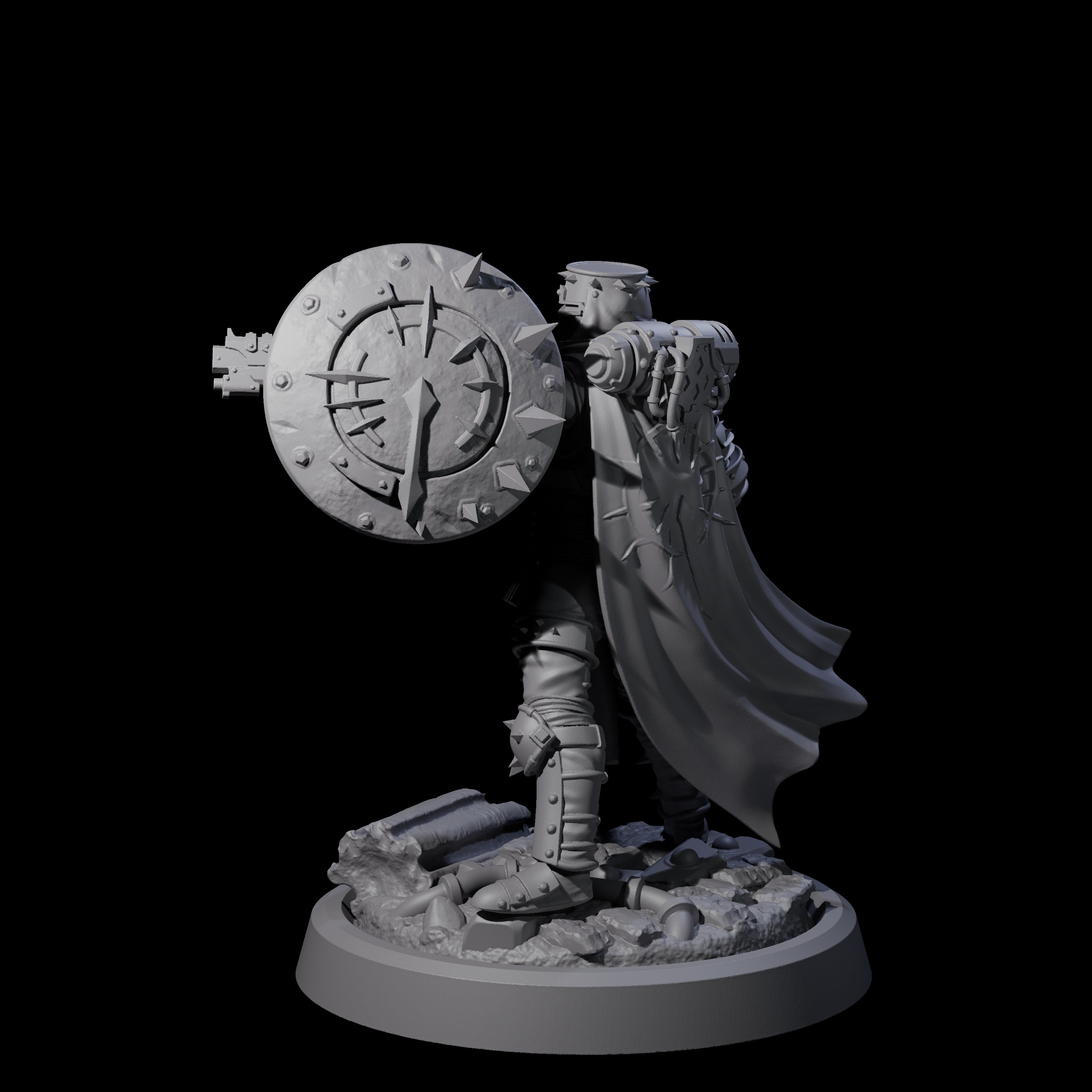 Zealous Human Crusader B Miniature for Dungeons and Dragons, Pathfinder or other TTRPGs