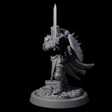 Zealous Human Crusader C Miniature for Dungeons and Dragons, Pathfinder or other TTRPGs