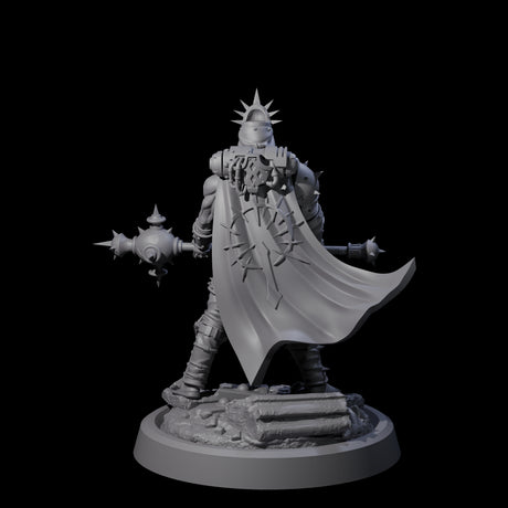 Zealous Human Crusader E Miniature for Dungeons and Dragons, Pathfinder or other TTRPGs