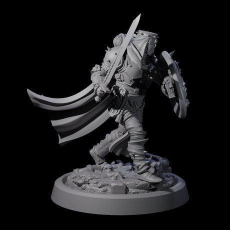 Zealous Human Crusaders Miniature for Dungeons and Dragons, Pathfinder or other TTRPGs