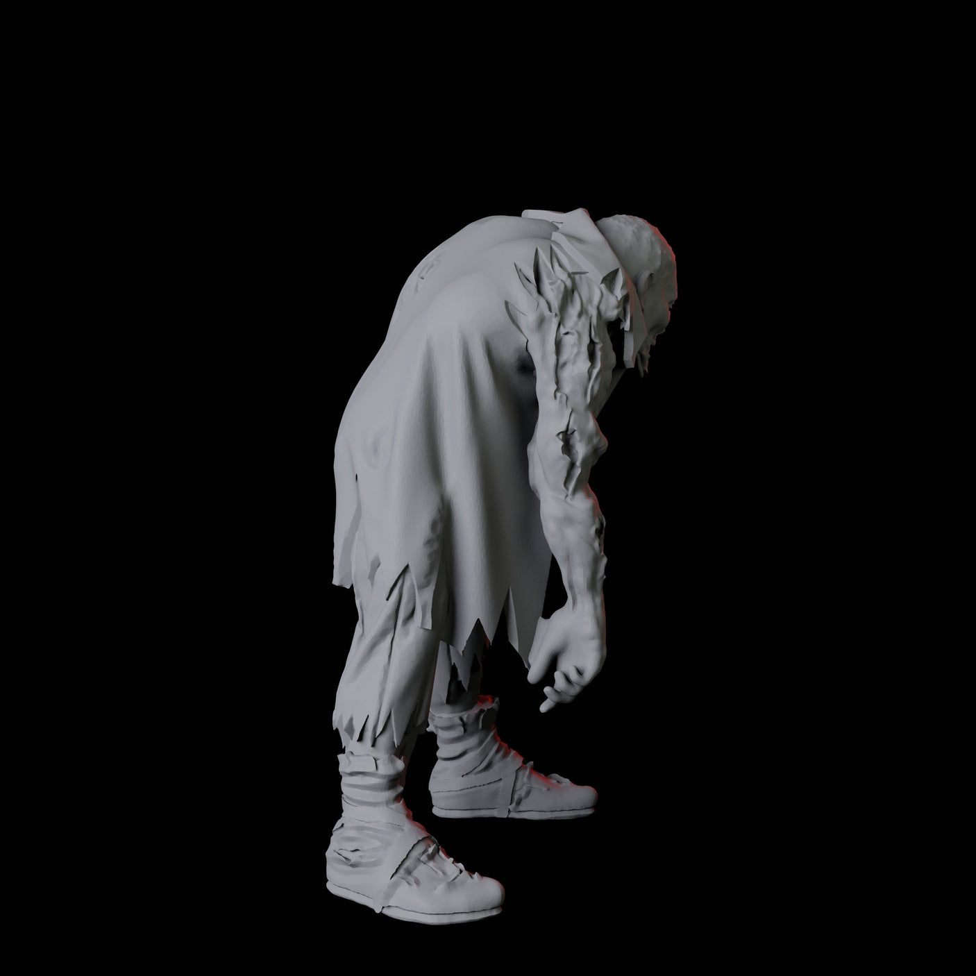 Zombie A Miniature for Dungeons and Dragons, Pathfinder or other TTRPGs