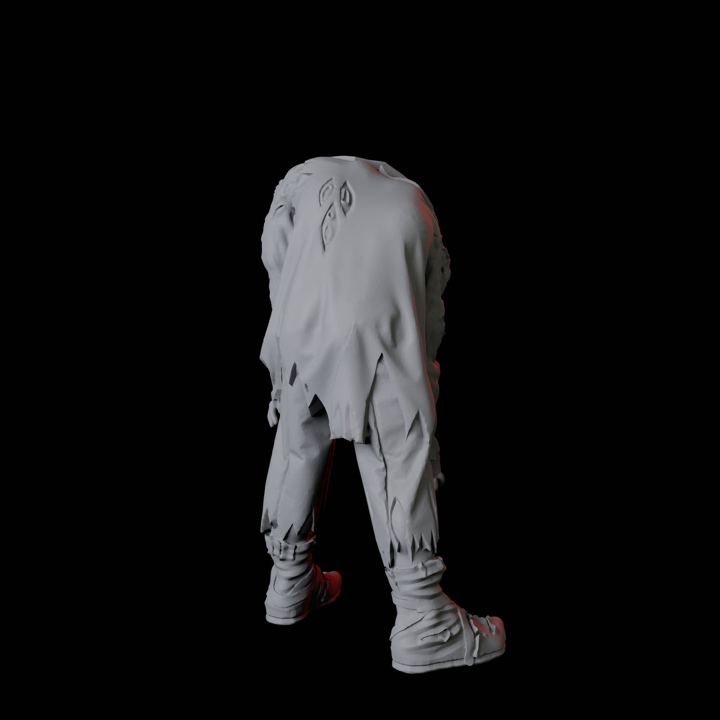 Zombie A Miniature for Dungeons and Dragons, Pathfinder or other TTRPGs