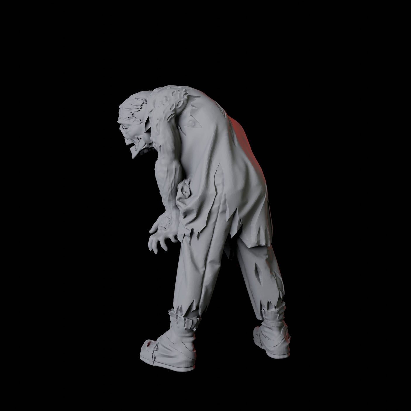 Zombie A Miniature for Dungeons and Dragons, Pathfinder or other TTRPGs