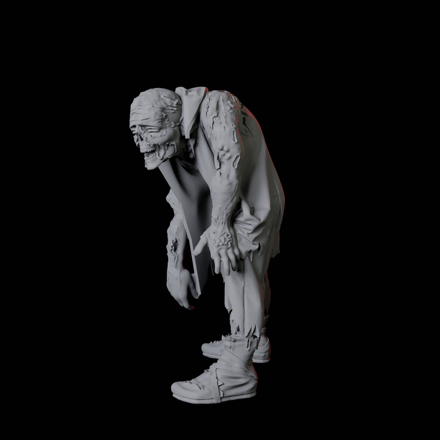 Zombie A Miniature for Dungeons and Dragons, Pathfinder or other TTRPGs