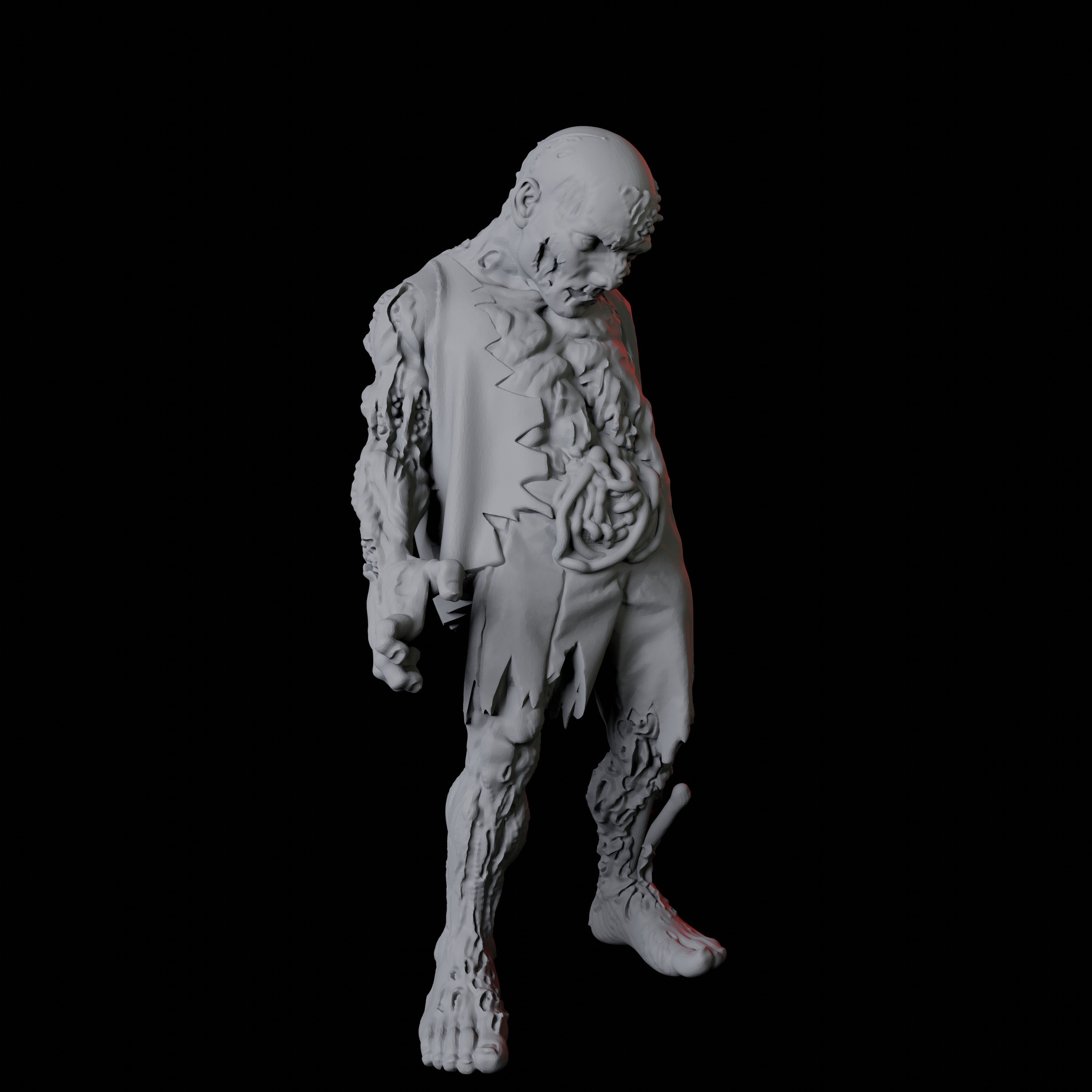 Zombie Miniature B for Dungeons and Dragons - Myth Forged