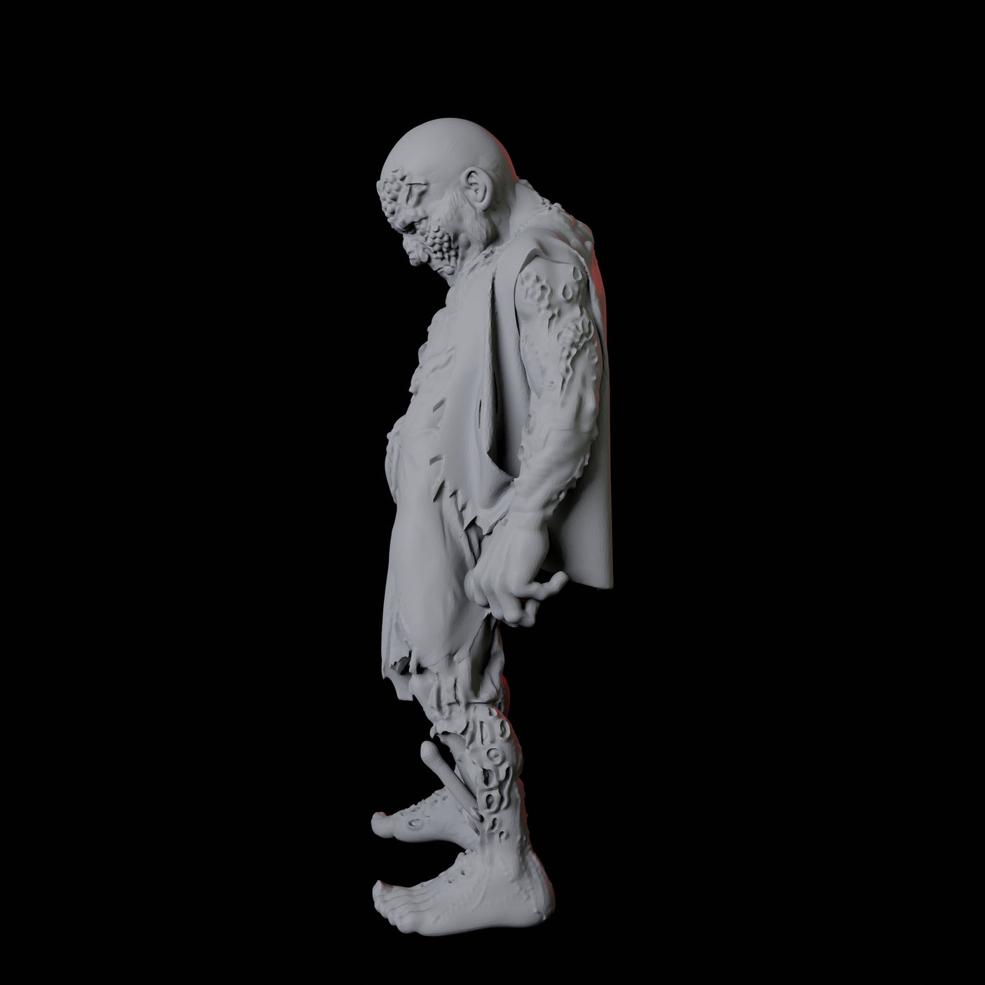 Zombie B Miniature for Dungeons and Dragons, Pathfinder or other TTRPGs