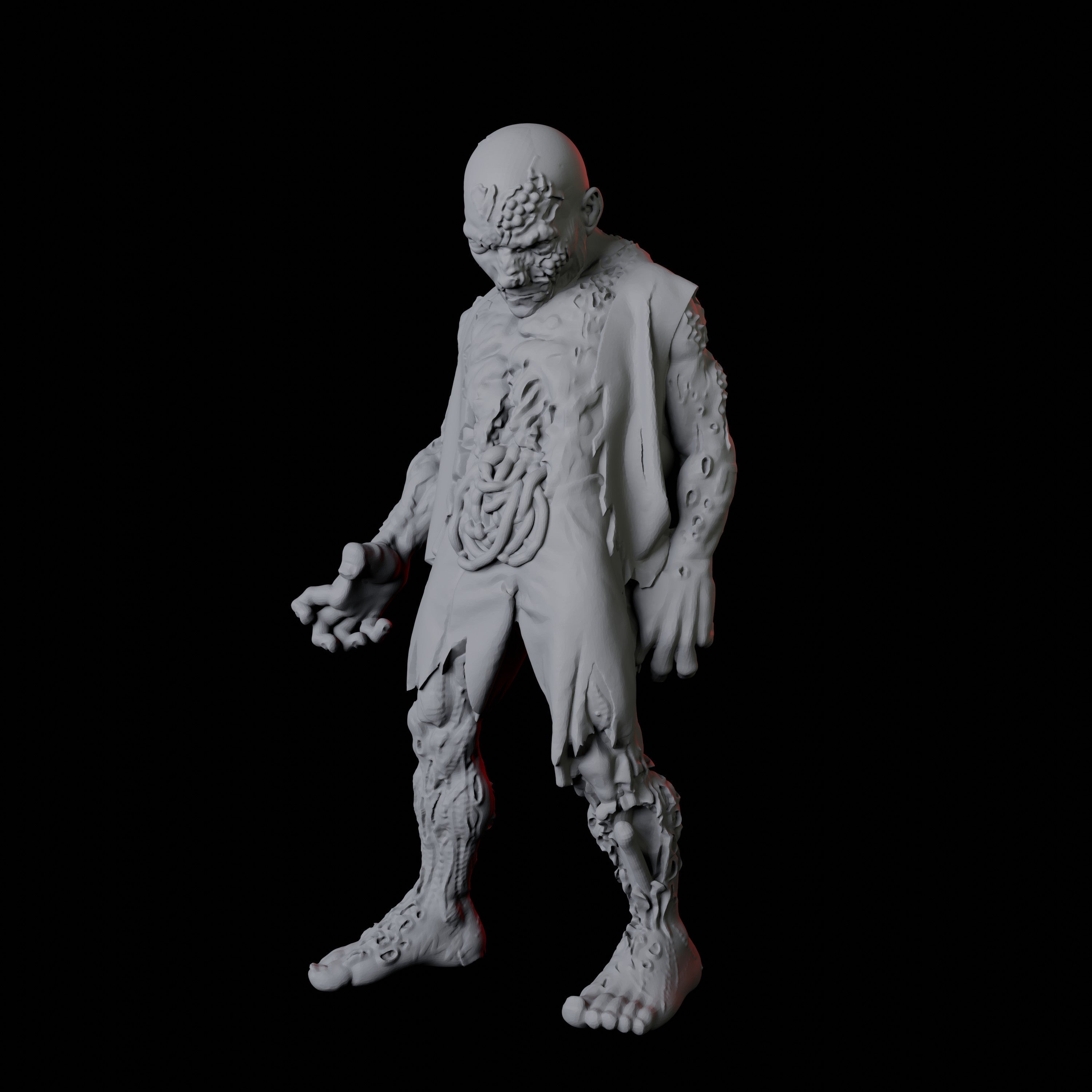 Zombie Miniature B for Dungeons and Dragons - Myth Forged