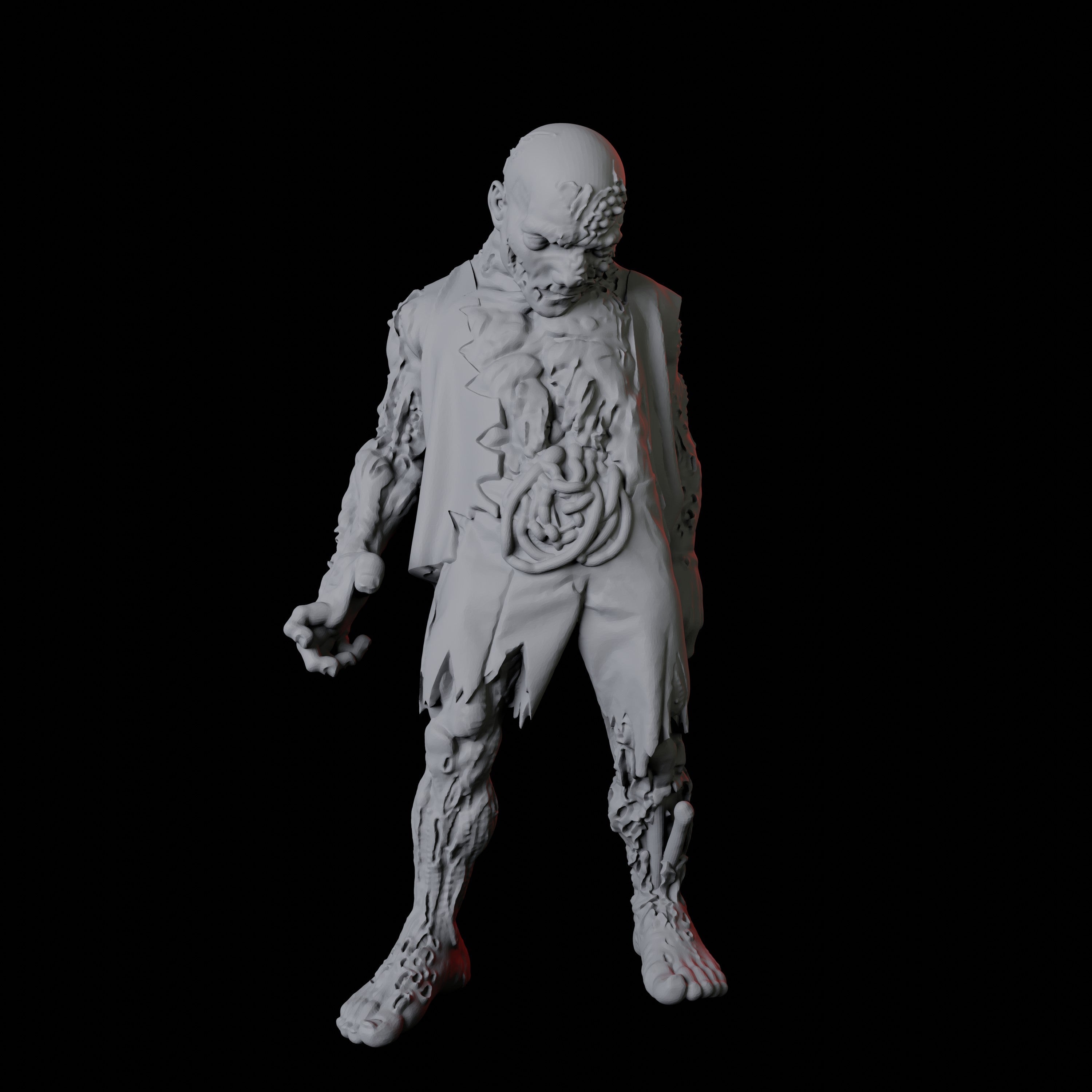 Zombie Miniature B for Dungeons and Dragons - Myth Forged