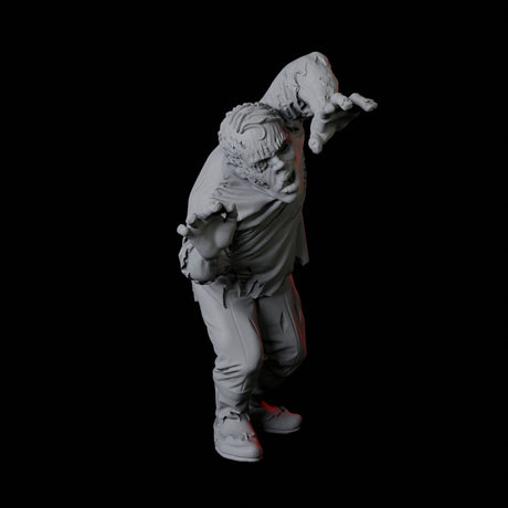 Zombie D Miniature for Dungeons and Dragons, Pathfinder or other TTRPGs