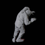 Zombie D Miniature for Dungeons and Dragons, Pathfinder or other TTRPGs