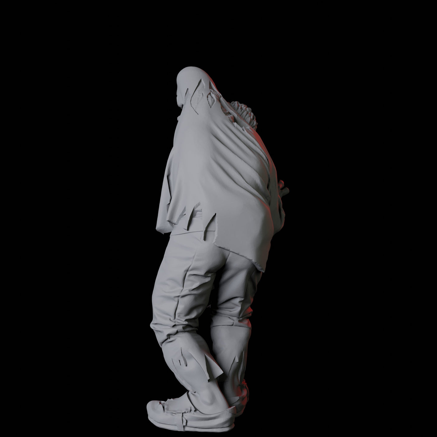 Zombie D Miniature for Dungeons and Dragons, Pathfinder or other TTRPGs