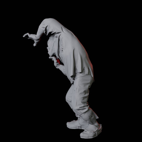 Zombie D Miniature for Dungeons and Dragons, Pathfinder or other TTRPGs