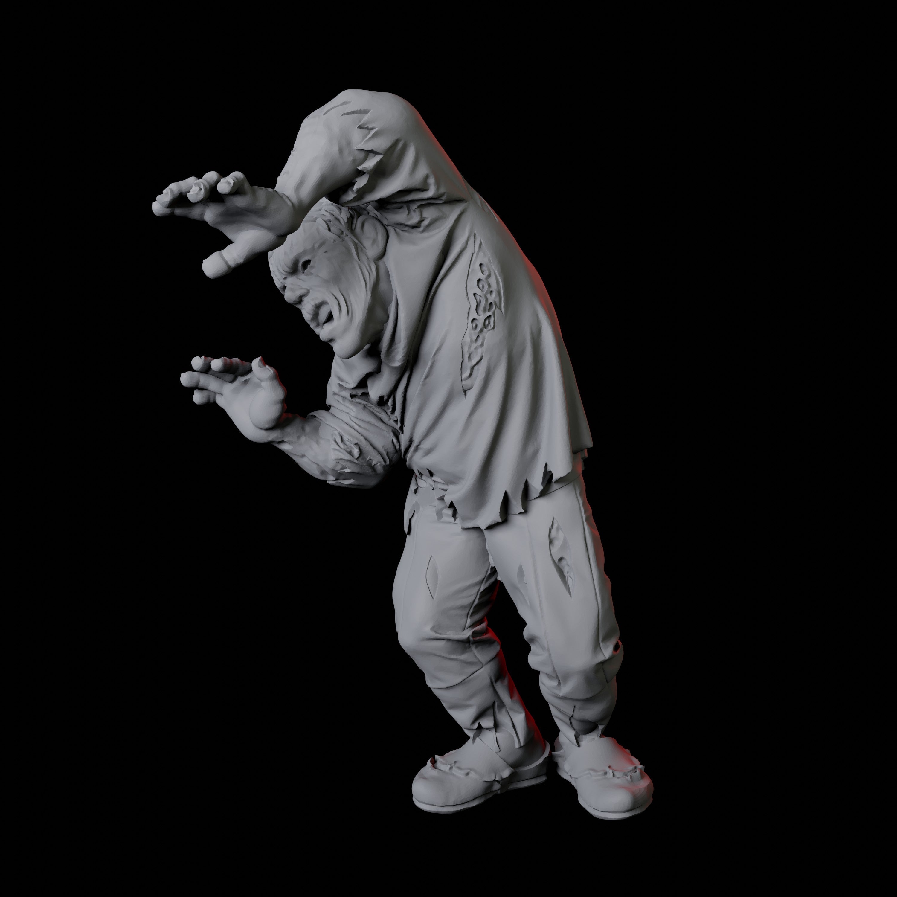 Zombie Miniature D for Dungeons and Dragons - Myth Forged