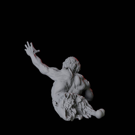 Zombie E Miniature for Dungeons and Dragons, Pathfinder or other TTRPGs